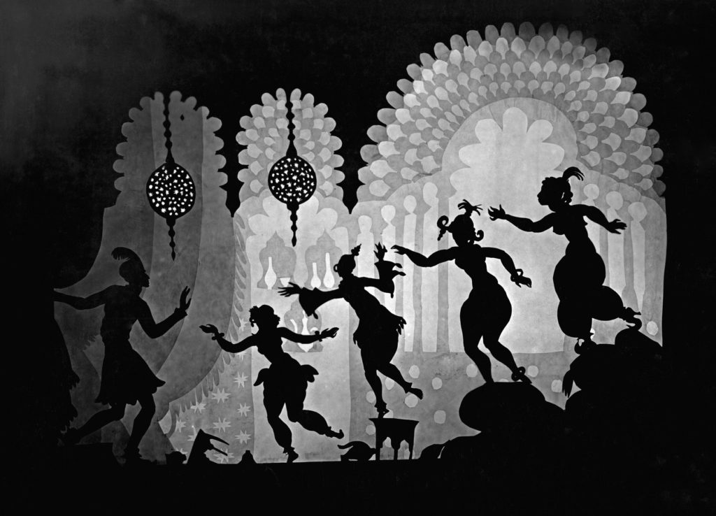 Lotte Reiniger 3 Lotte Reiniger | Scissor-Handed Silhouette Artist art, Lotte Reiniger, Reiniger, Scissor-Handed Silhouette Artist, shadow theater, The Adventures of Prince Achmed