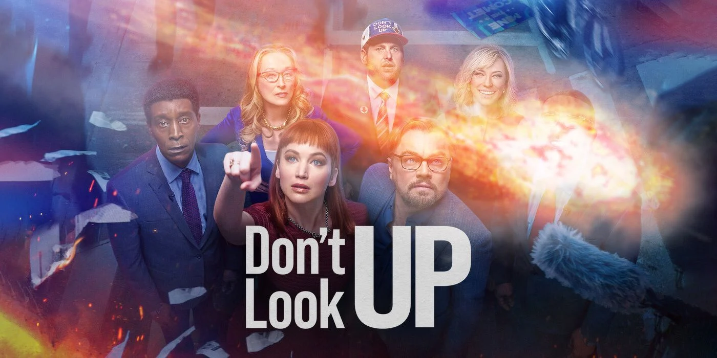 dont look up poster yukari bakma poster Don't Look Up | Leonardo DiCaprio Netflix Movie Review Jonah Hill(Jason Orlean)