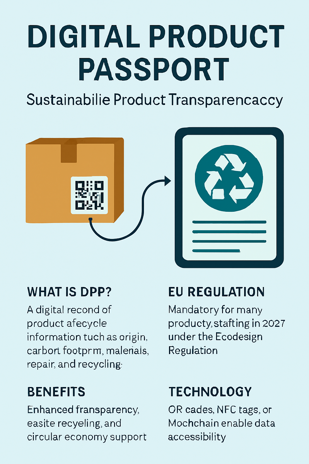 Digital Product Passport Digital Product Passport (DPP): The Future of Sustainable Product Transparency Technology