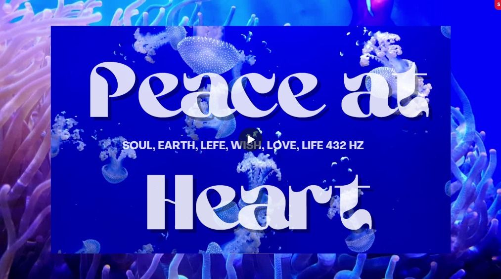 Peace at Heart Video Peace in the Heart - 432Hz Music - Ocean - Meditation Video 432Hz, Heart, Meditation, Music, Ocean, Peace, Video