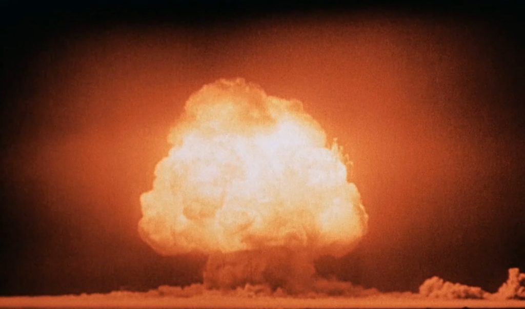 The Trinity test of the Manhattan Project was the first detonation of a nuclear device