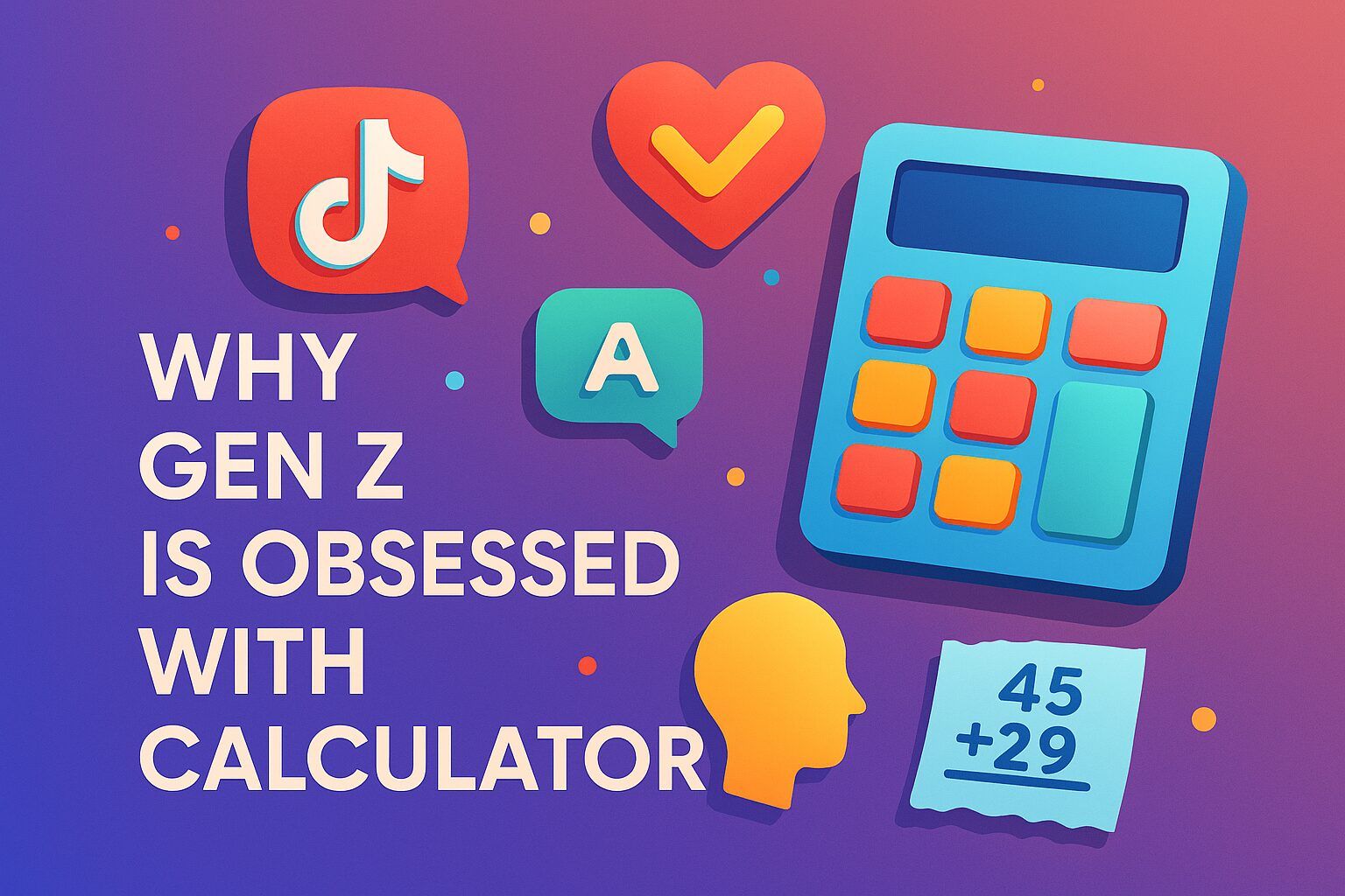 Why Gen Z Is Obsessed with Calculators Why Gen Z Is Obsessed with Calculators and What It Says About Digital Self-Optimization Technology